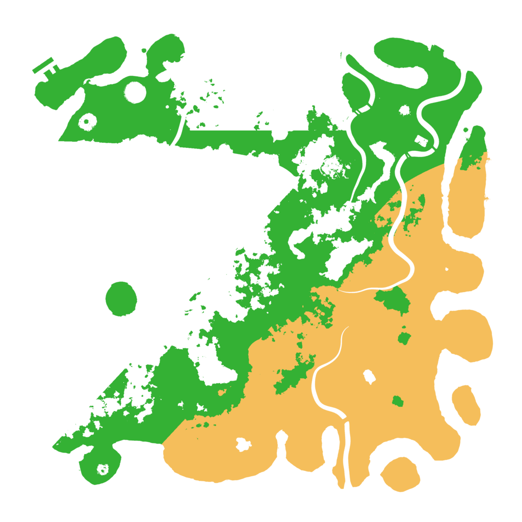 Biome Rust Map: Procedural Map, Size: 4500, Seed: 98697558
