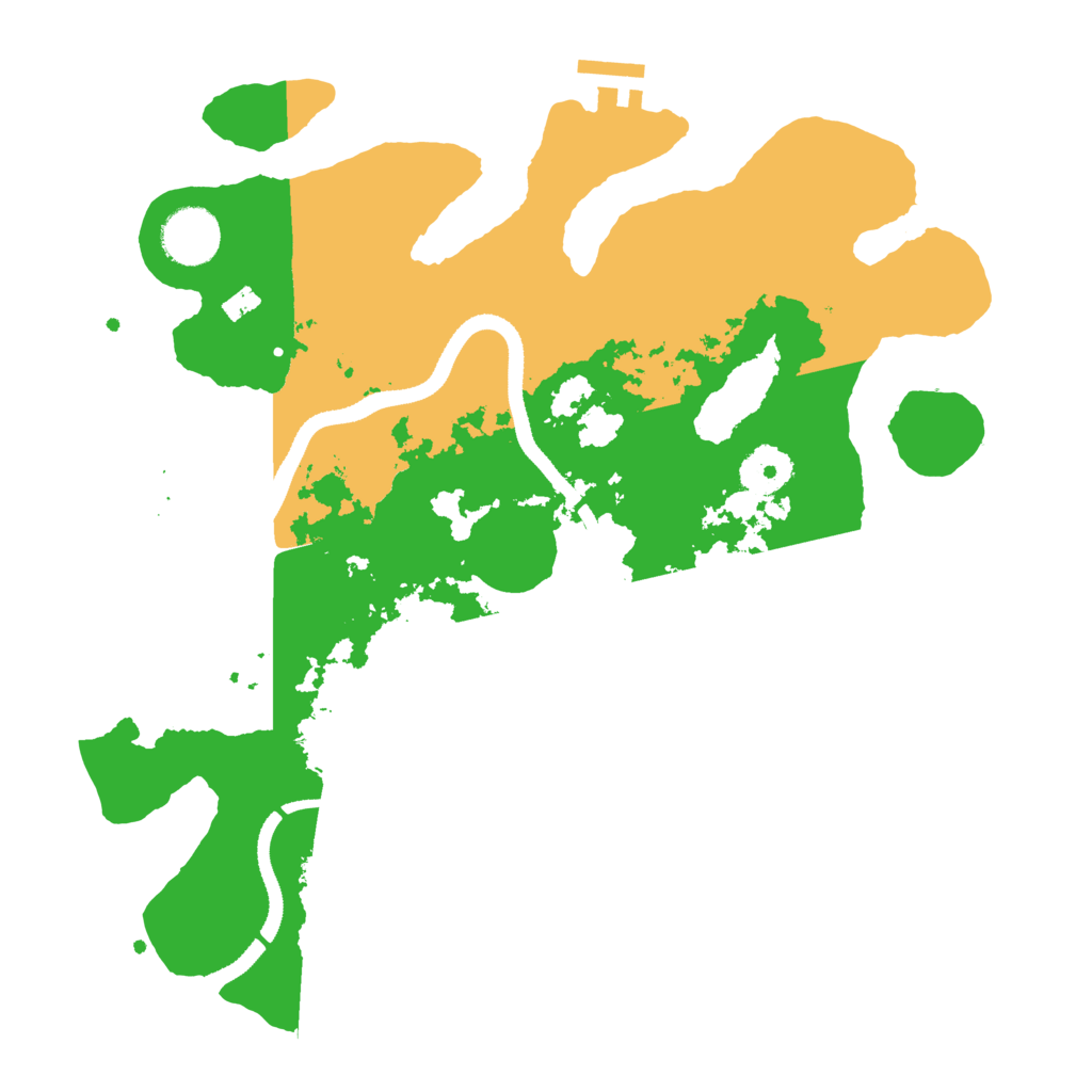 Biome Rust Map: Procedural Map, Size: 3300, Seed: 15000