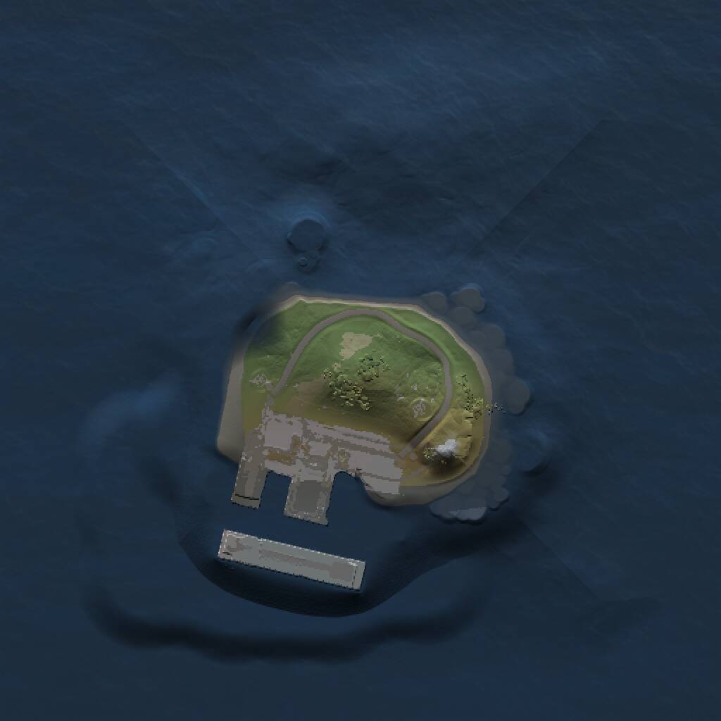 Rust Map: Procedural Map, Size: 1000, Seed: 1595011555, 2 Monuments