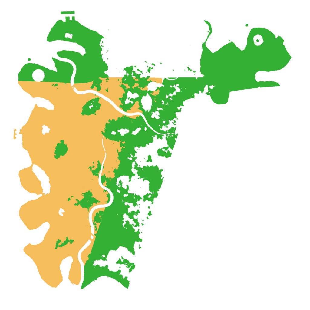 Biome Rust Map: Procedural Map, Size: 4500, Seed: 1351485234