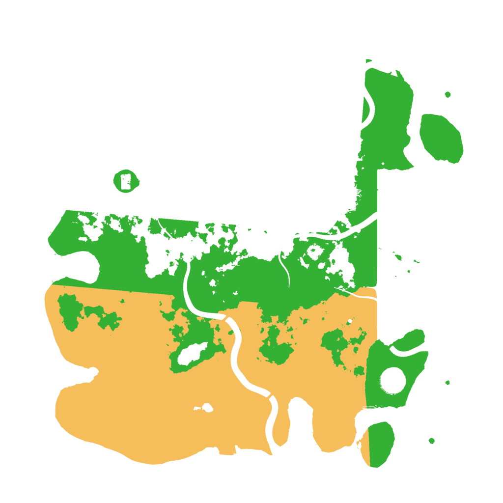 Biome Rust Map: Procedural Map, Size: 3500, Seed: 1115789620