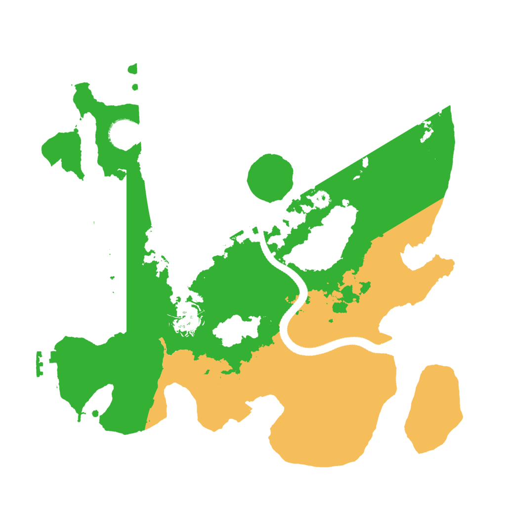 Biome Rust Map: Procedural Map, Size: 3000, Seed: 154328264