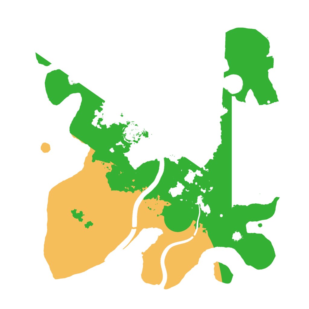 Biome Rust Map: Procedural Map, Size: 3000, Seed: 352006653