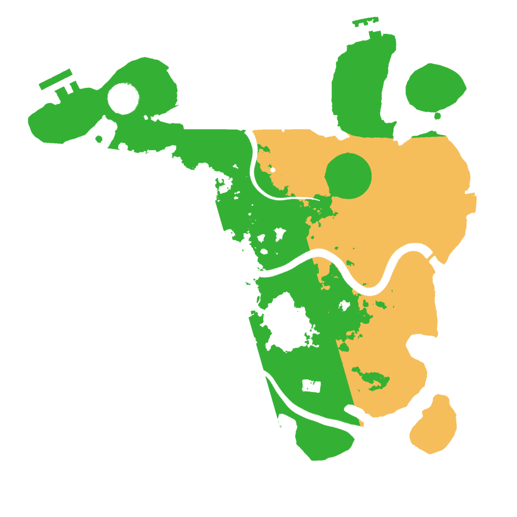 Biome Rust Map: Procedural Map, Size: 3000, Seed: 1626809703
