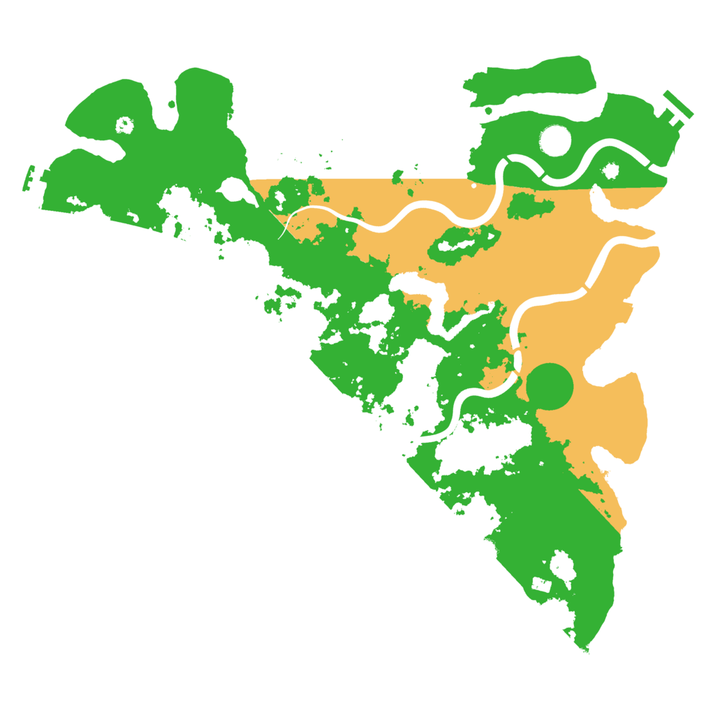 Biome Rust Map: Procedural Map, Size: 4000, Seed: 93625