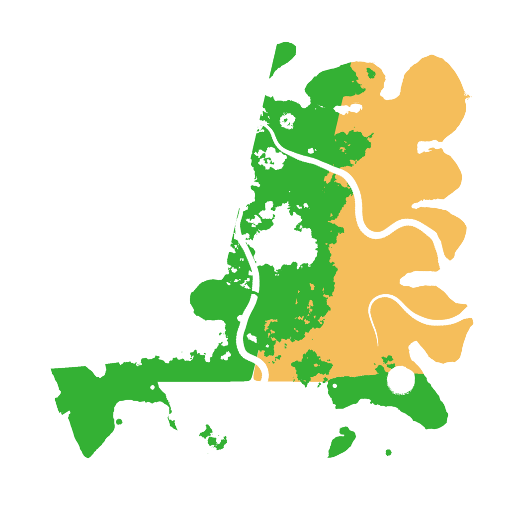 Biome Rust Map: Procedural Map, Size: 3300, Seed: 1092556845
