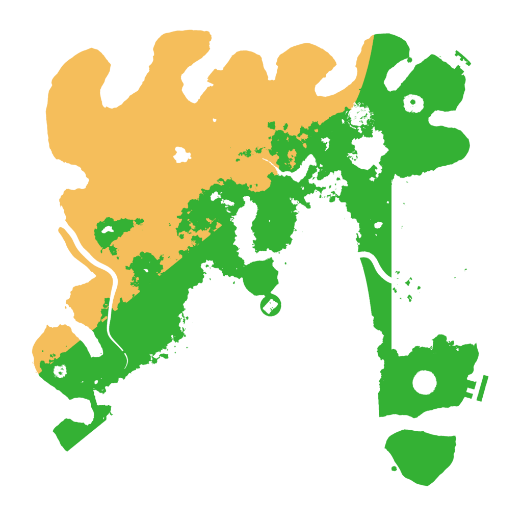 Biome Rust Map: Procedural Map, Size: 4000, Seed: 3305188