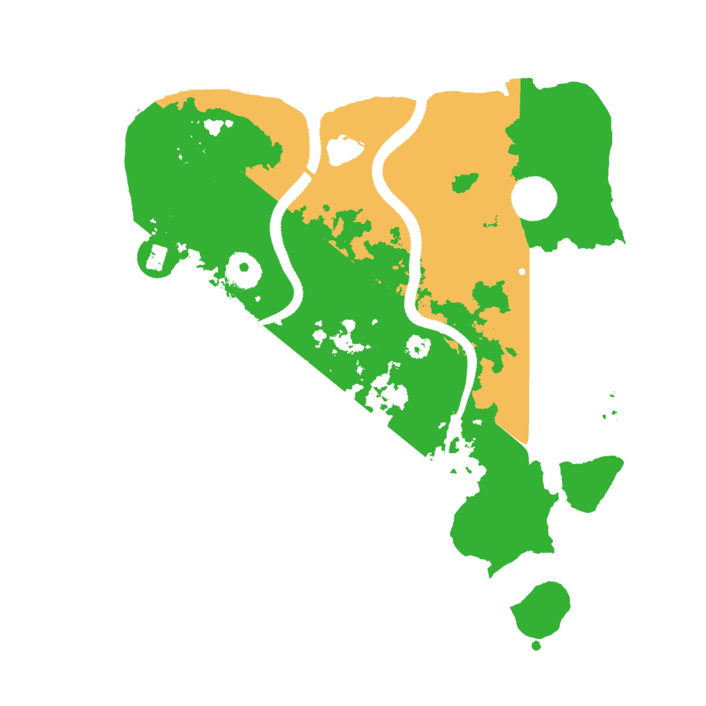 Biome Rust Map: Procedural Map, Size: 3000, Seed: 6720819