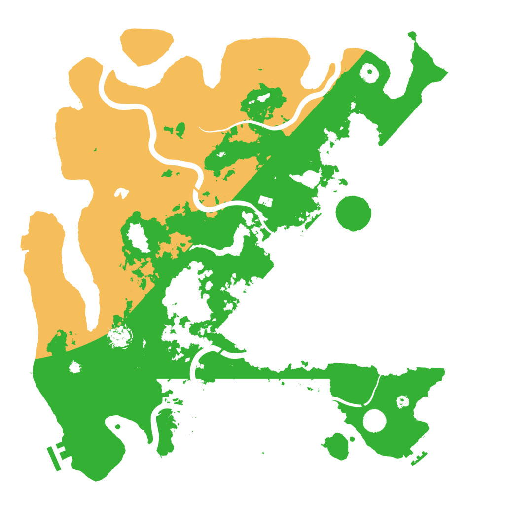 Biome Rust Map: Procedural Map, Size: 4000, Seed: 187187187