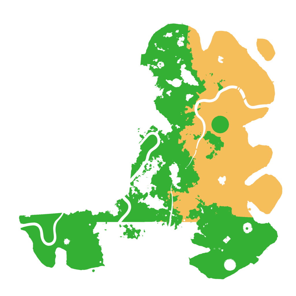 Biome Rust Map: Procedural Map, Size: 4500, Seed: 577940109