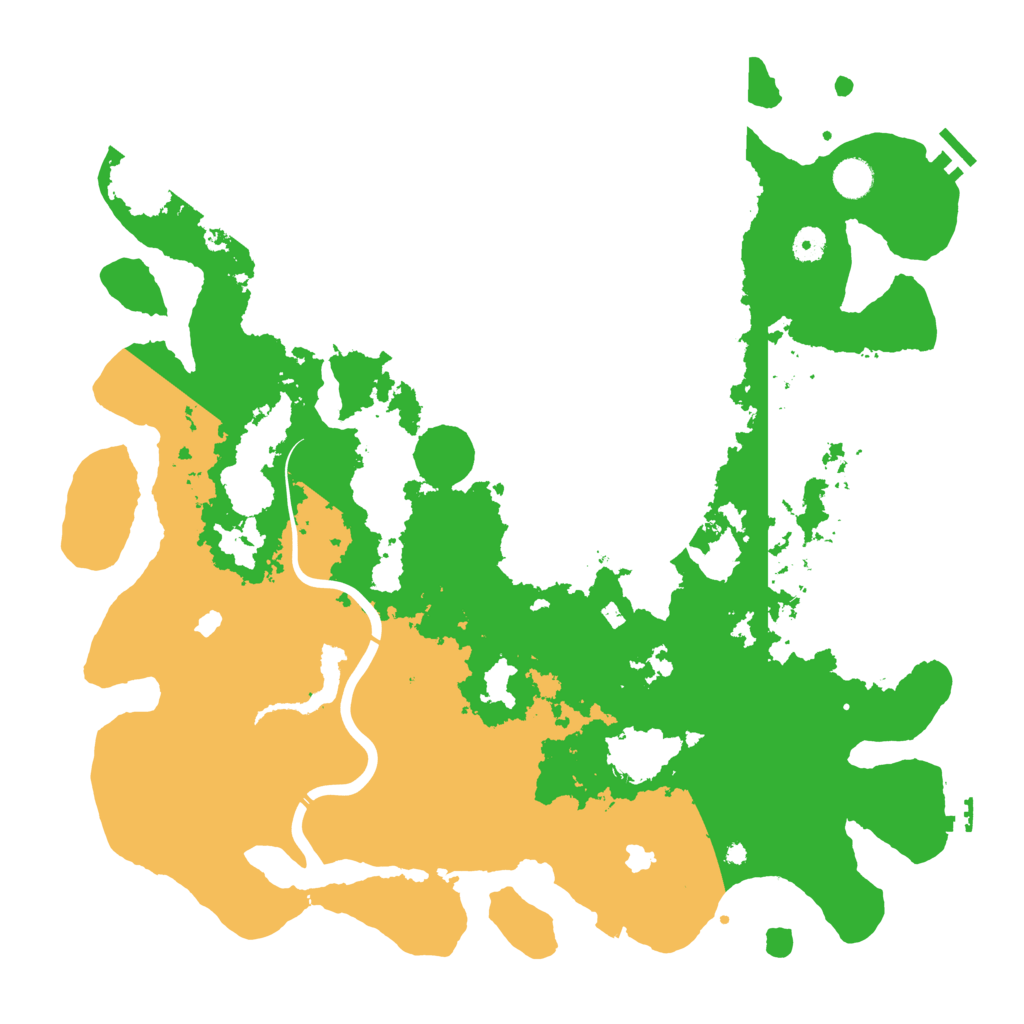Biome Rust Map: Procedural Map, Size: 4500, Seed: 1750500