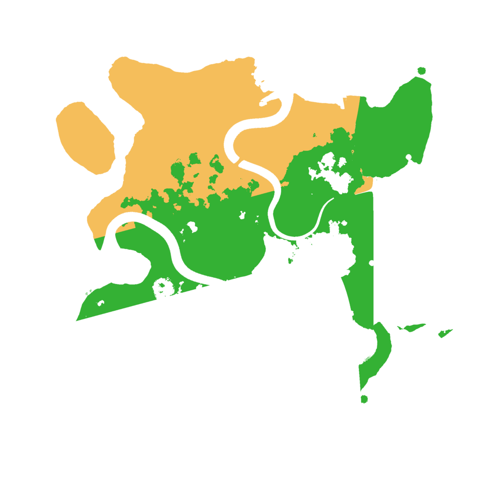 Biome Rust Map: Procedural Map, Size: 2500, Seed: 703936879