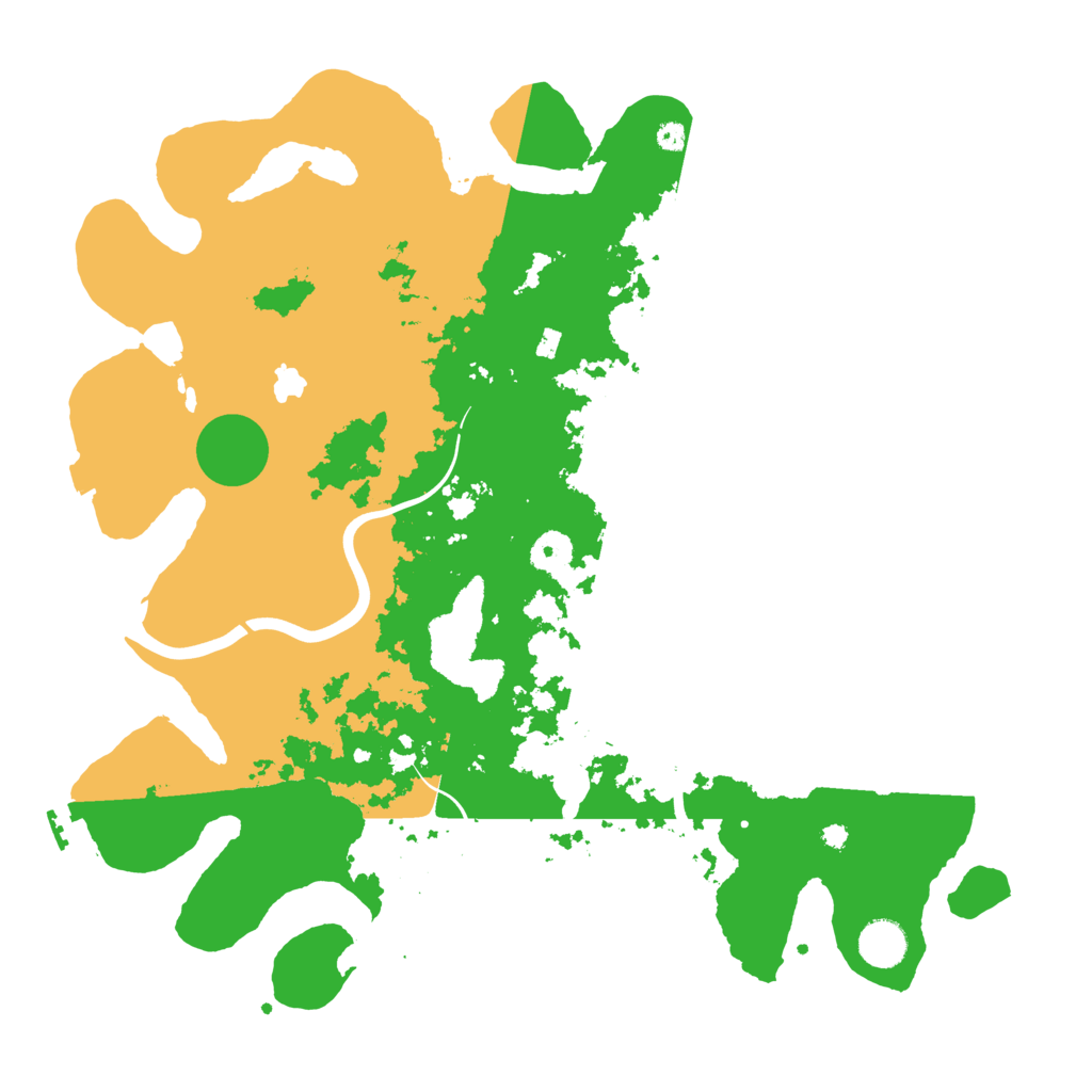 Biome Rust Map: Procedural Map, Size: 4000, Seed: 7999