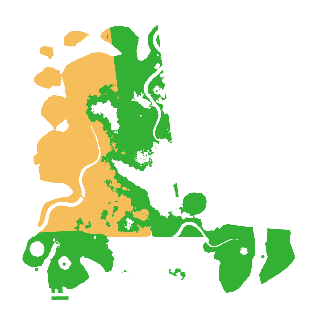 Biome Rust Map: Procedural Map, Size: 3750, Seed: 1054445568