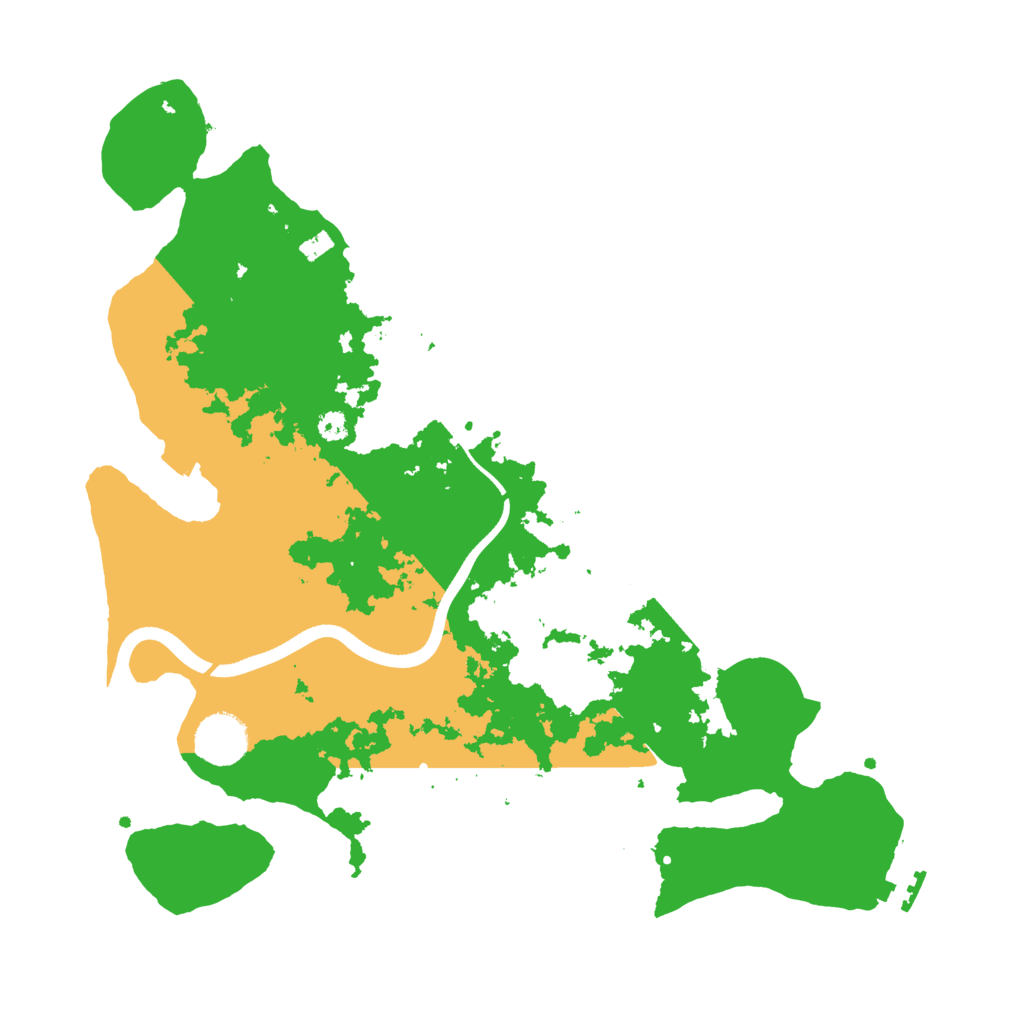 Biome Rust Map: Procedural Map, Size: 3500, Seed: 880232