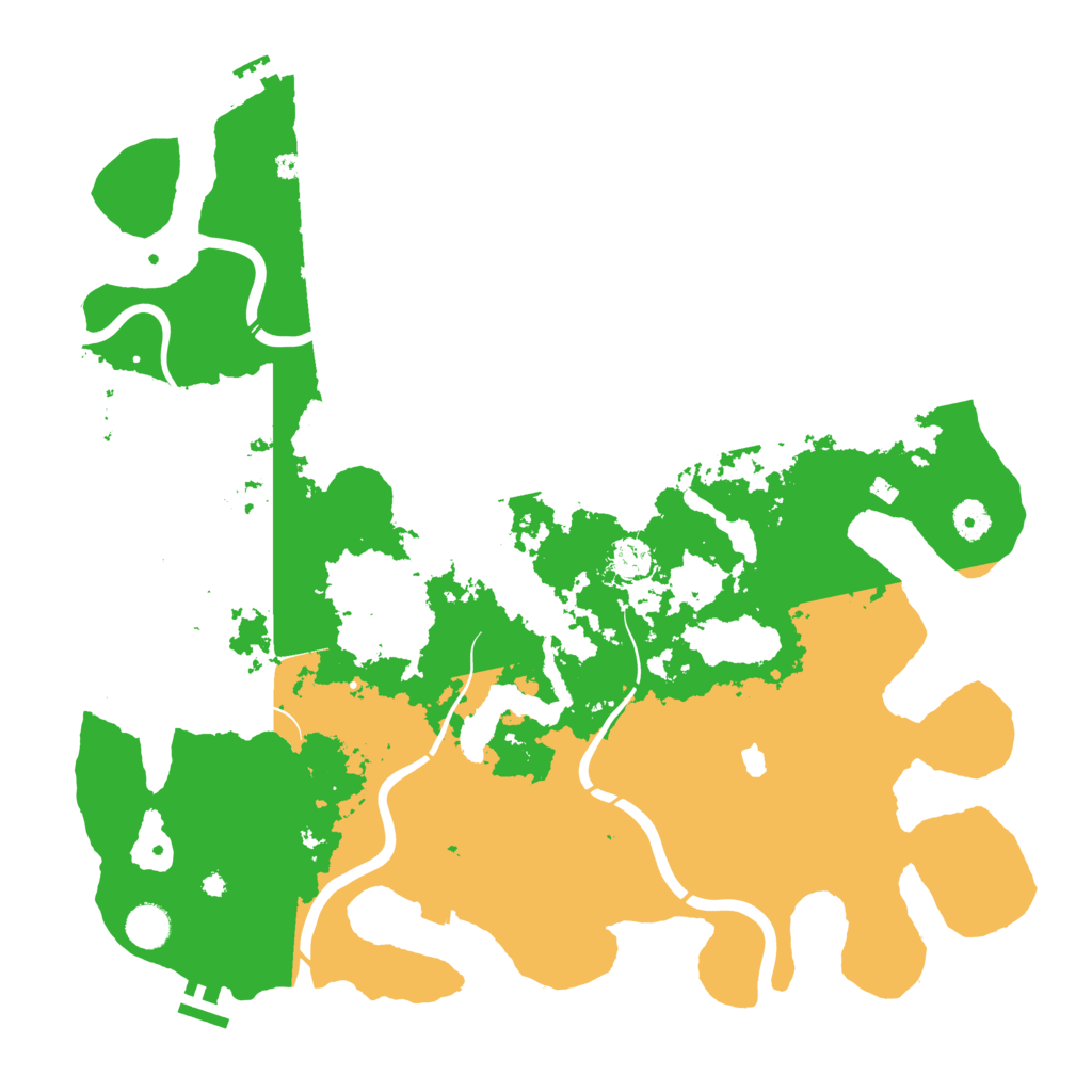 Biome Rust Map: Procedural Map, Size: 4300, Seed: 326487322