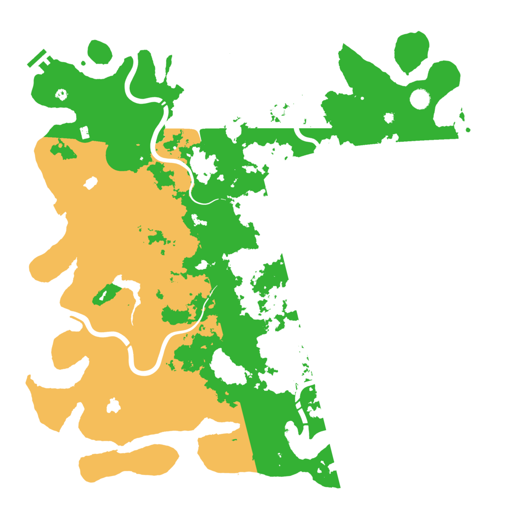 Biome Rust Map: Procedural Map, Size: 4500, Seed: 1750501