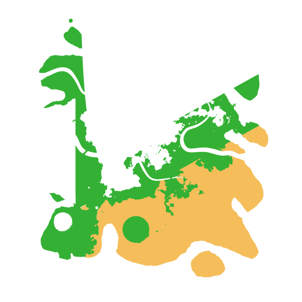 Biome Rust Map: Procedural Map, Size: 3000, Seed: 178275401
