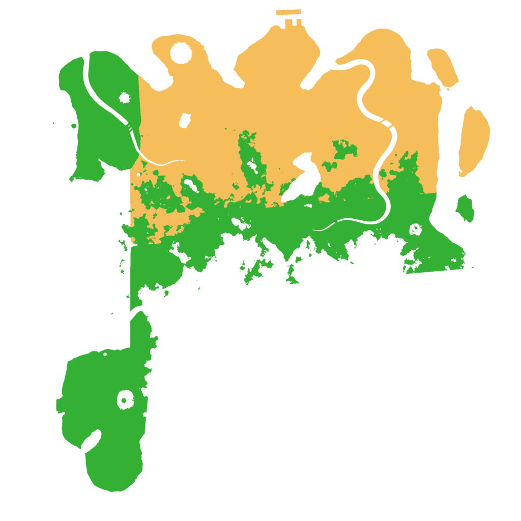 Biome Rust Map: Procedural Map, Size: 4250, Seed: 1449073