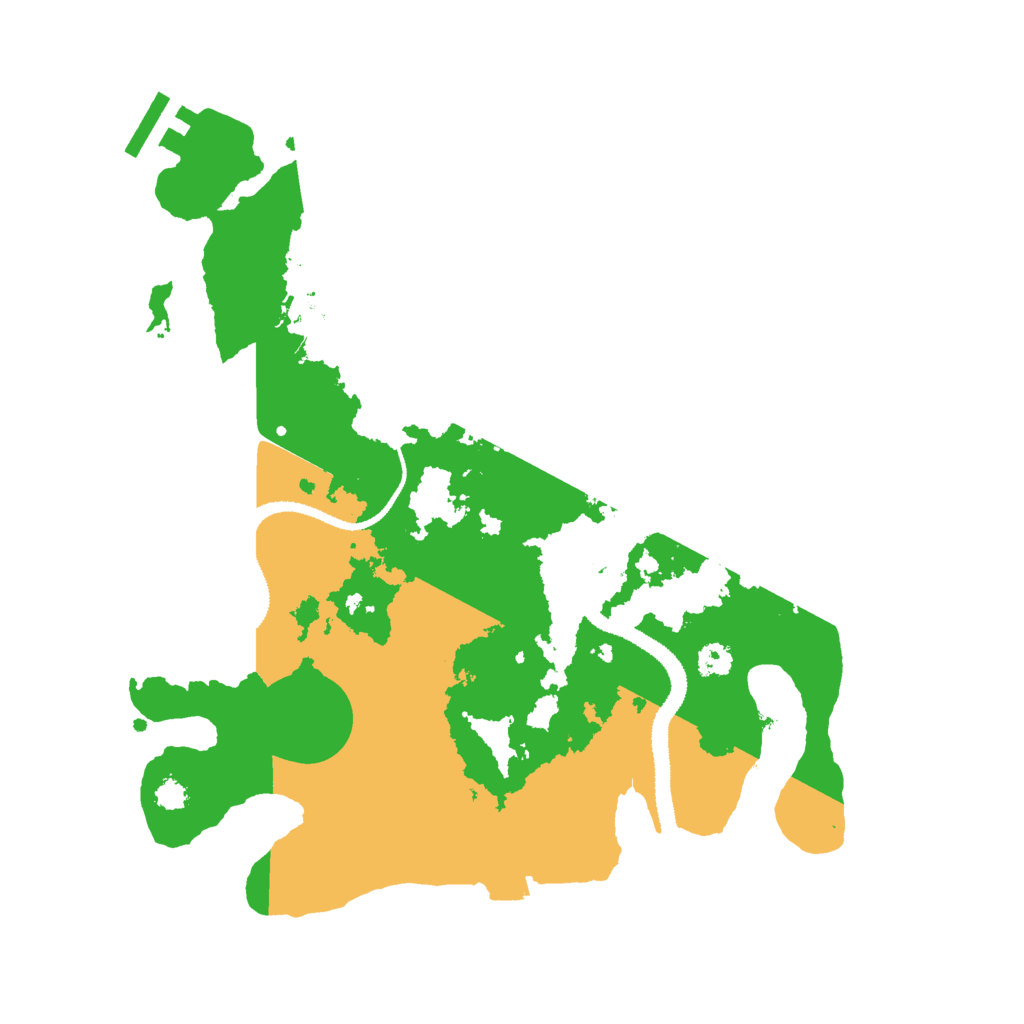 Biome Rust Map: Procedural Map, Size: 3000, Seed: 52082952
