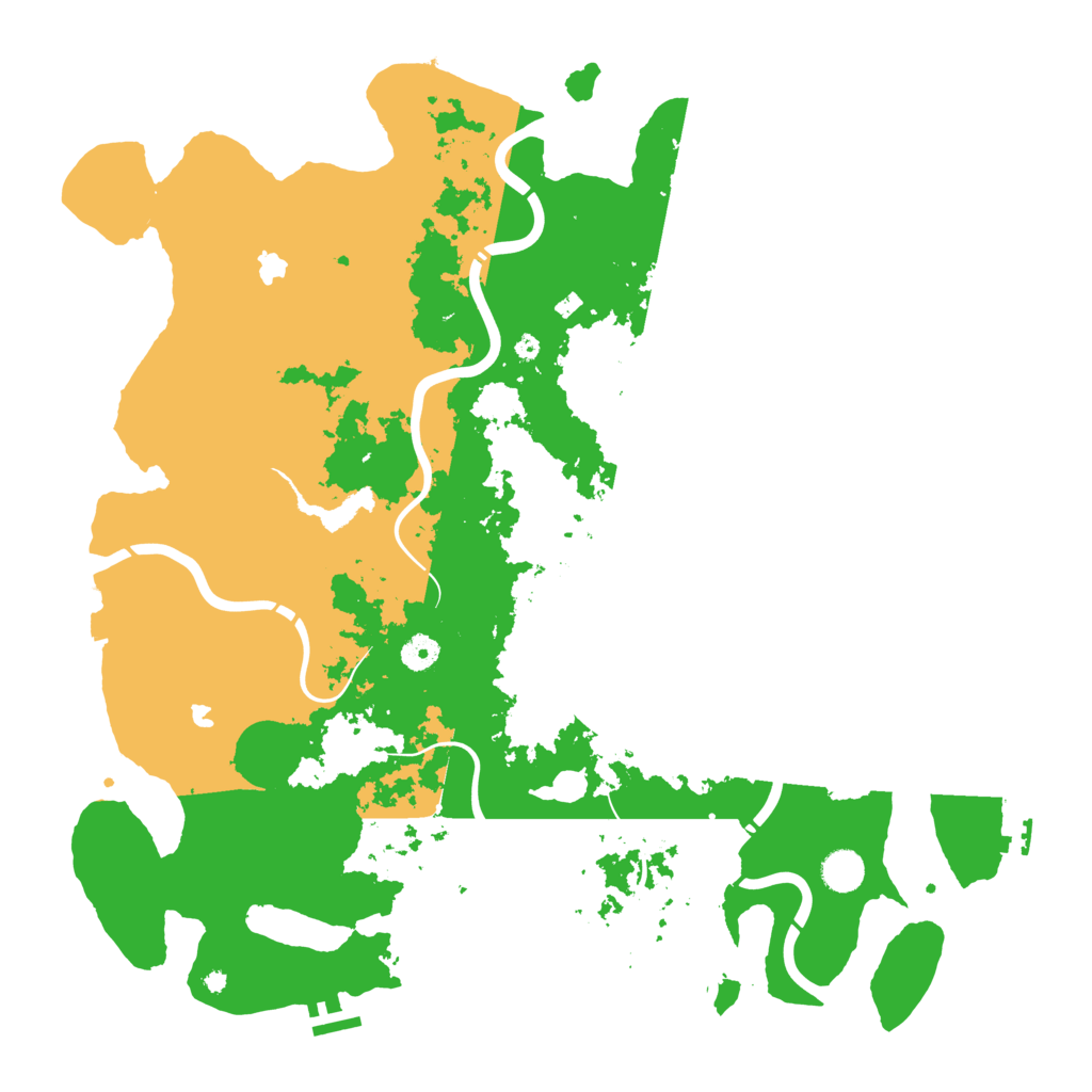 Biome Rust Map: Procedural Map, Size: 4500, Seed: 1819191879
