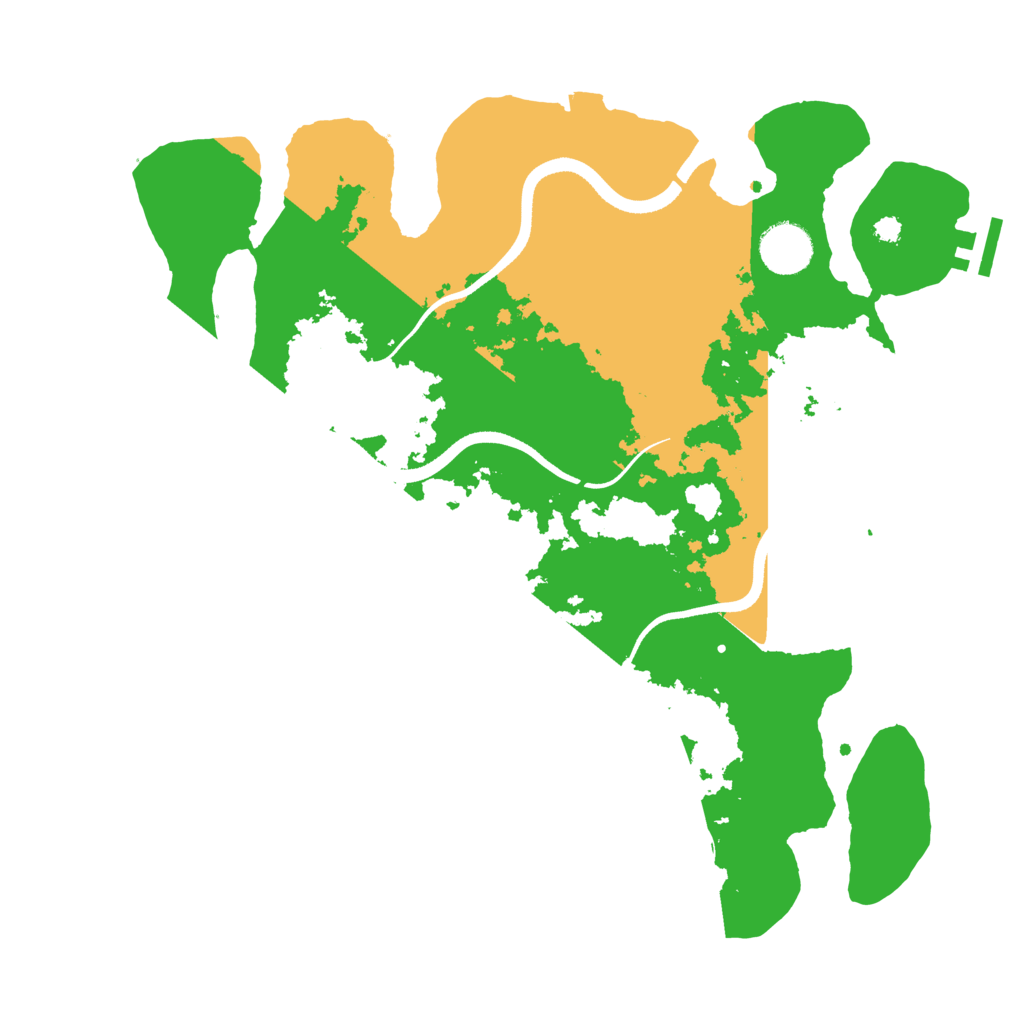Biome Rust Map: Procedural Map, Size: 3500, Seed: 1785704443