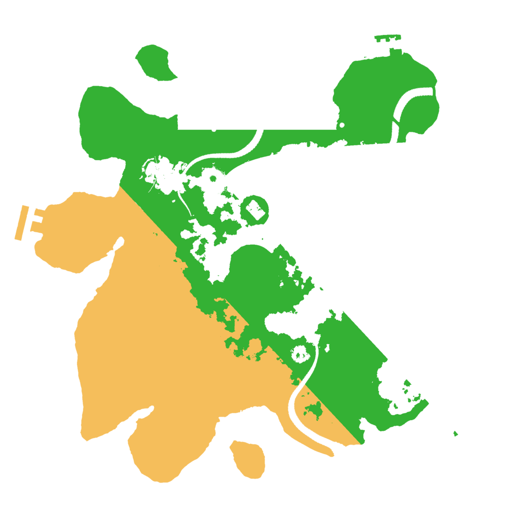 Biome Rust Map: Procedural Map, Size: 3000, Seed: 807627922