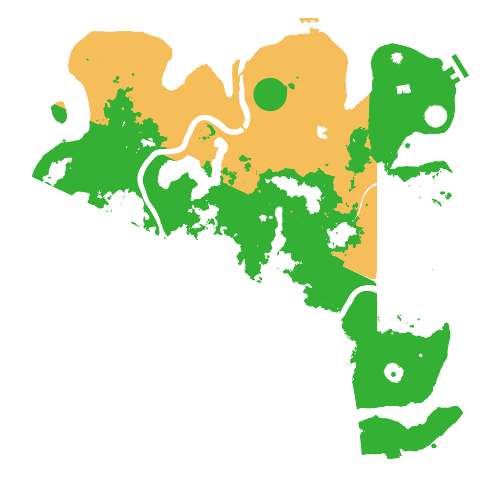 Biome Rust Map: Procedural Map, Size: 4000, Seed: 654317270
