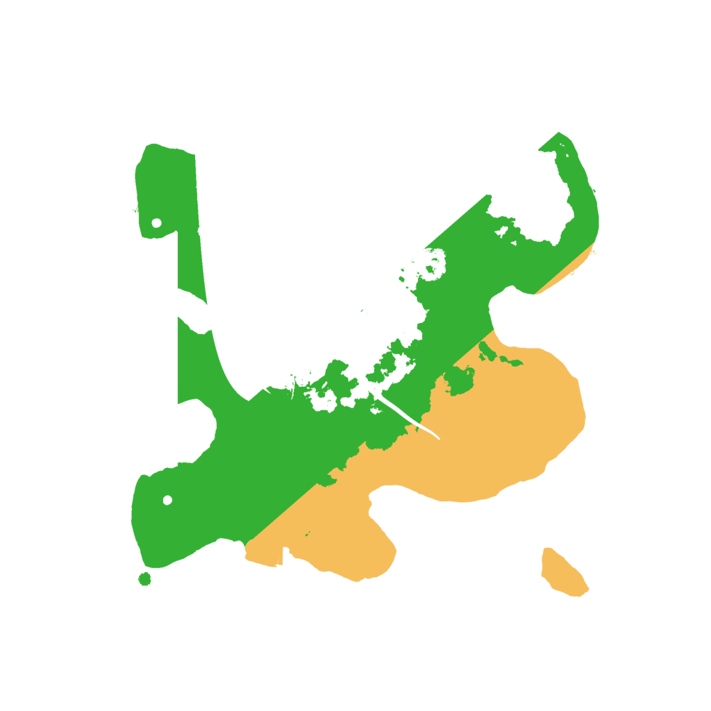 Biome Rust Map: Procedural Map, Size: 2200, Seed: 1408681235