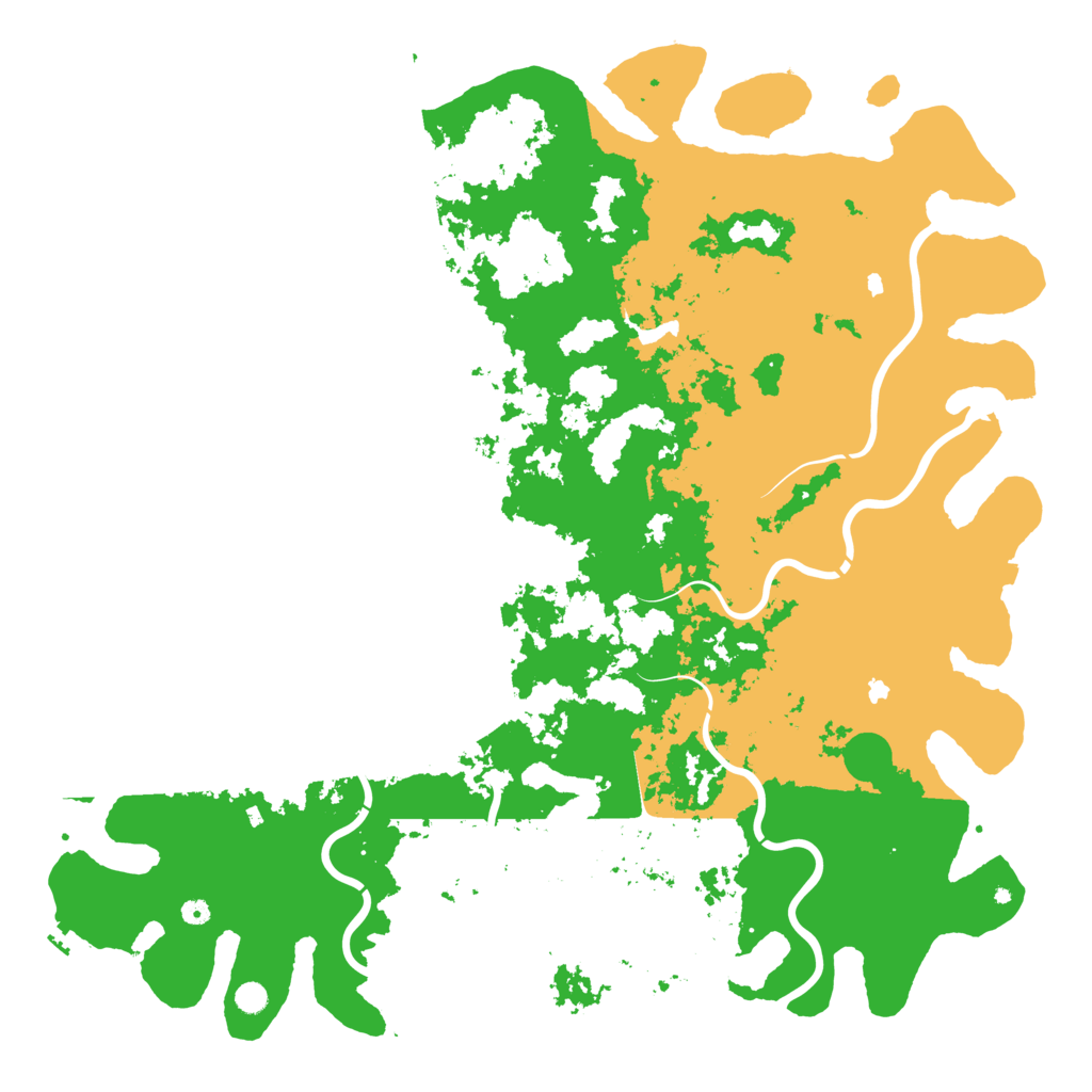 Biome Rust Map: Procedural Map, Size: 6000, Seed: 1191822984