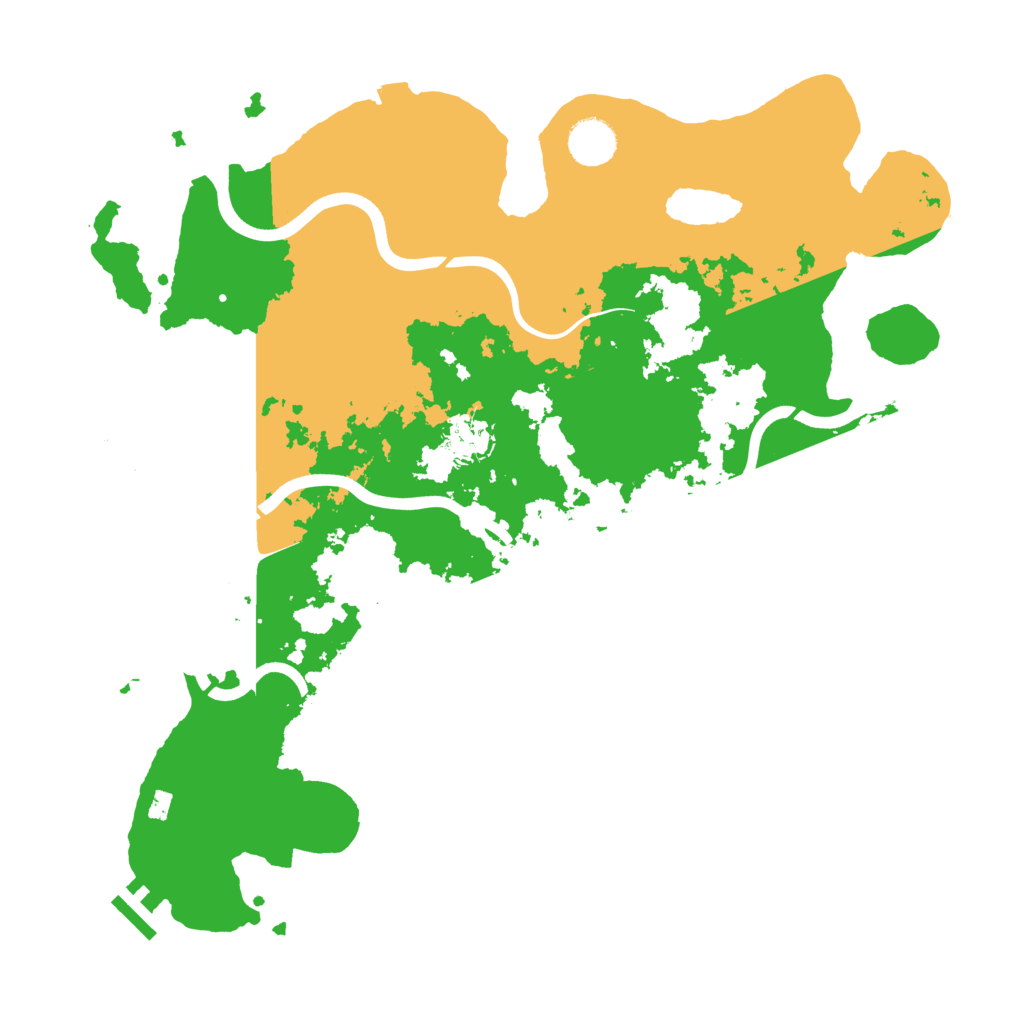 Biome Rust Map: Procedural Map, Size: 3800, Seed: 866399642
