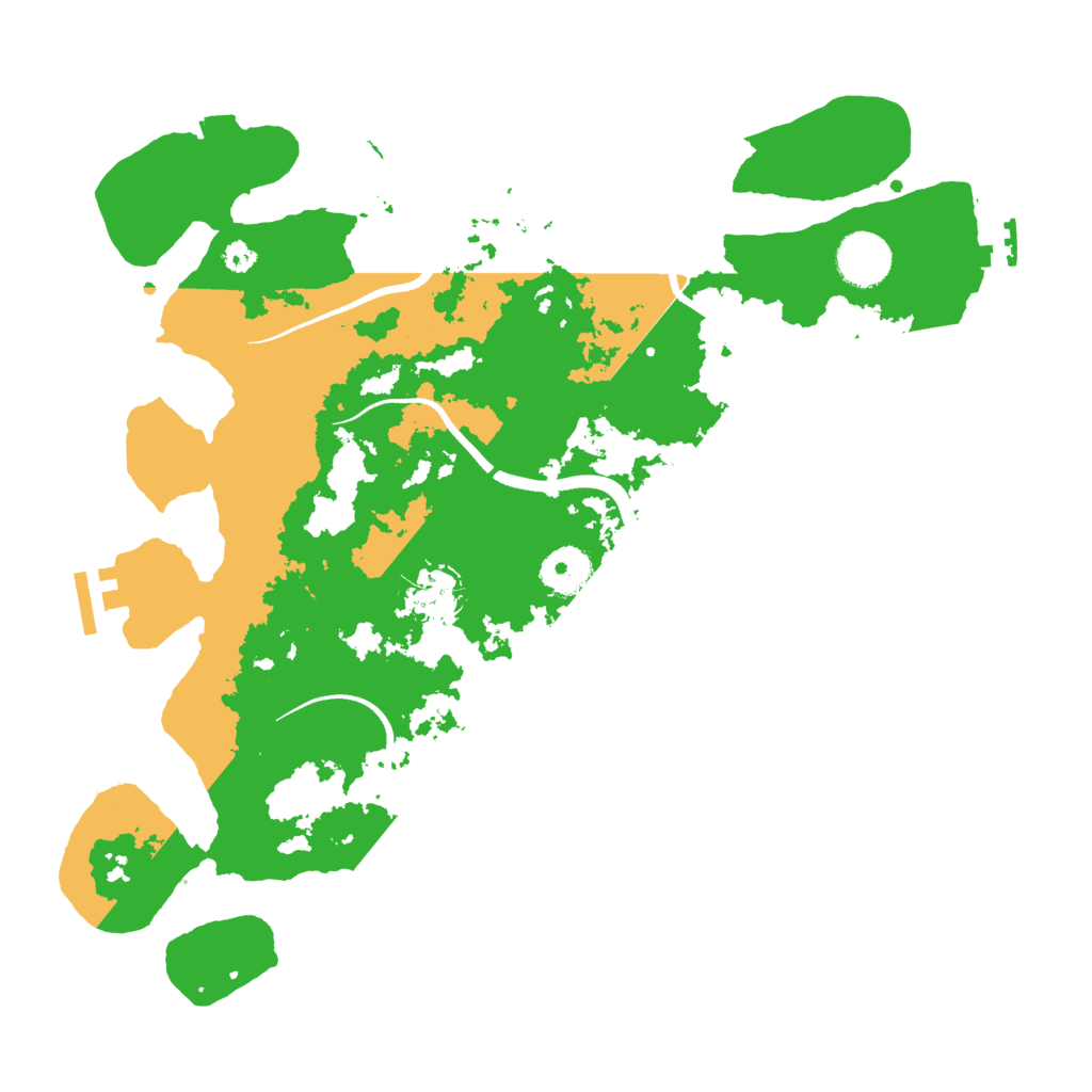 Biome Rust Map: Procedural Map, Size: 3500, Seed: 2084937548