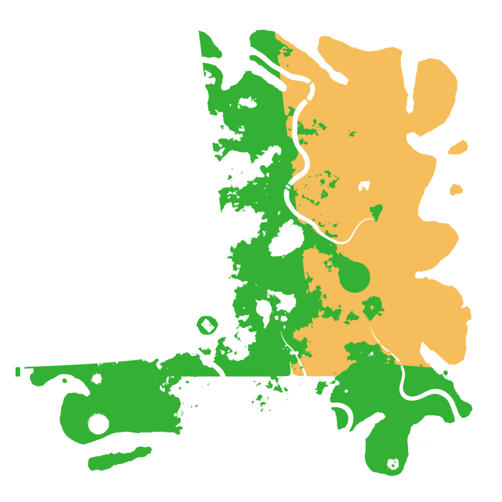 Biome Rust Map: Procedural Map, Size: 4300, Seed: 1079927762
