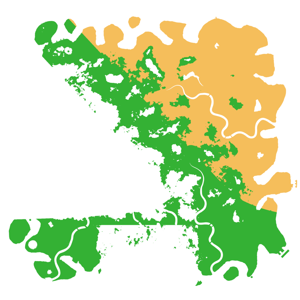 Biome Rust Map: Procedural Map, Size: 6000, Seed: 789839809