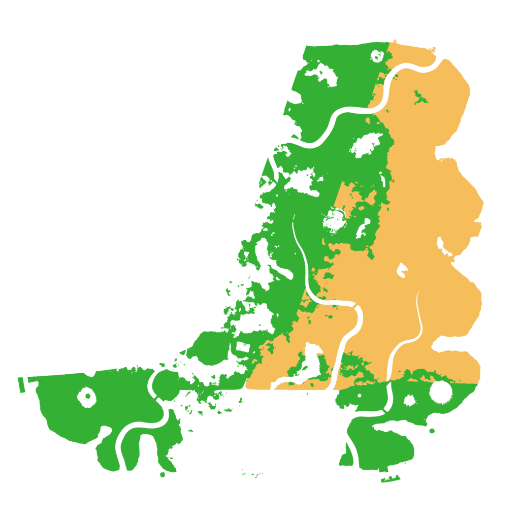 Biome Rust Map: Procedural Map, Size: 4100, Seed: 1116466332