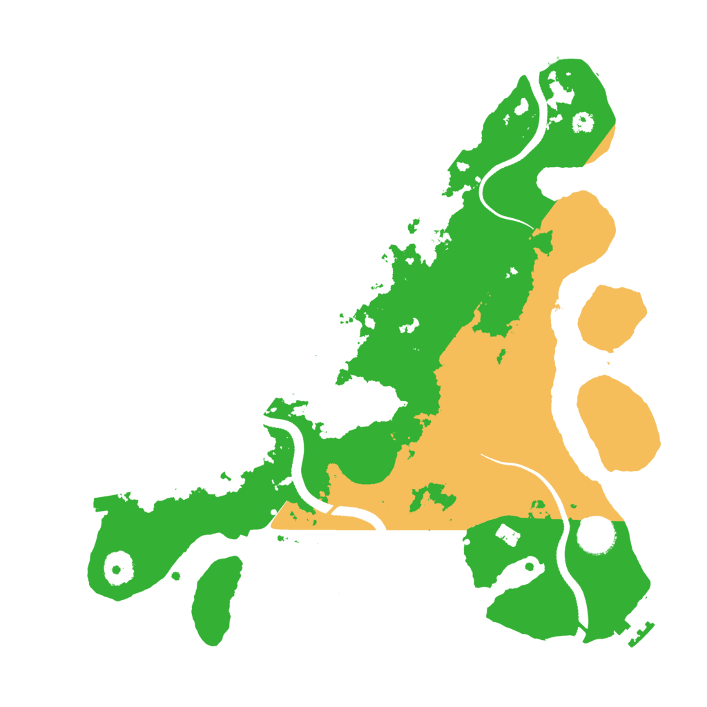 Biome Rust Map: Procedural Map, Size: 3300, Seed: 340163041