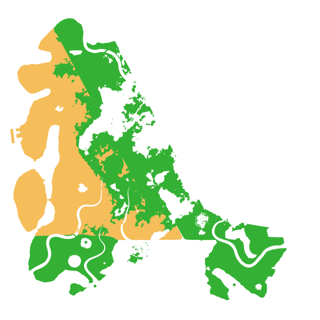 Biome Rust Map: Procedural Map, Size: 4500, Seed: 456451