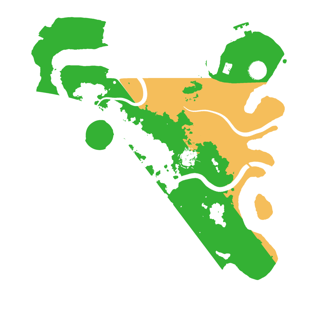 Biome Rust Map: Procedural Map, Size: 3000, Seed: 2711