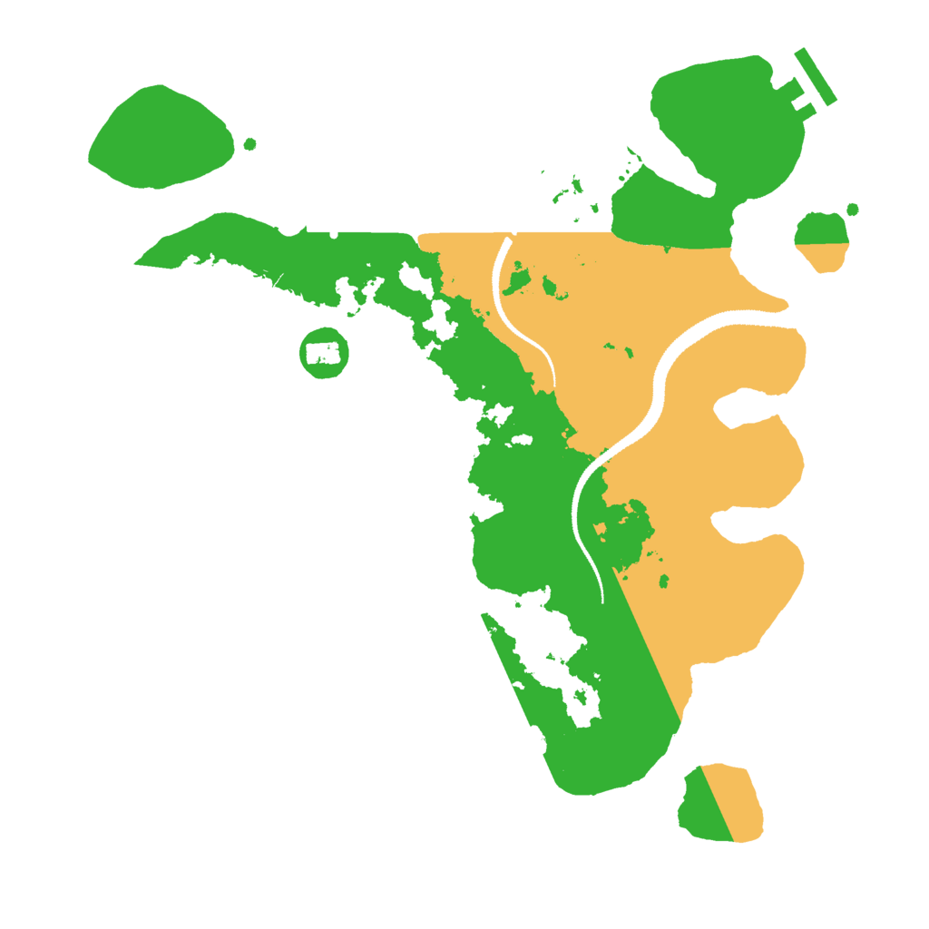 Biome Rust Map: Procedural Map, Size: 3000, Seed: 2085413051