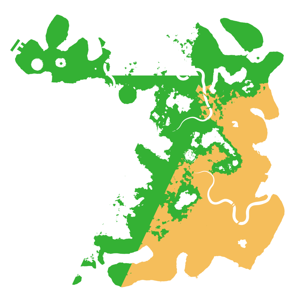 Biome Rust Map: Procedural Map, Size: 4500, Seed: 1870590127