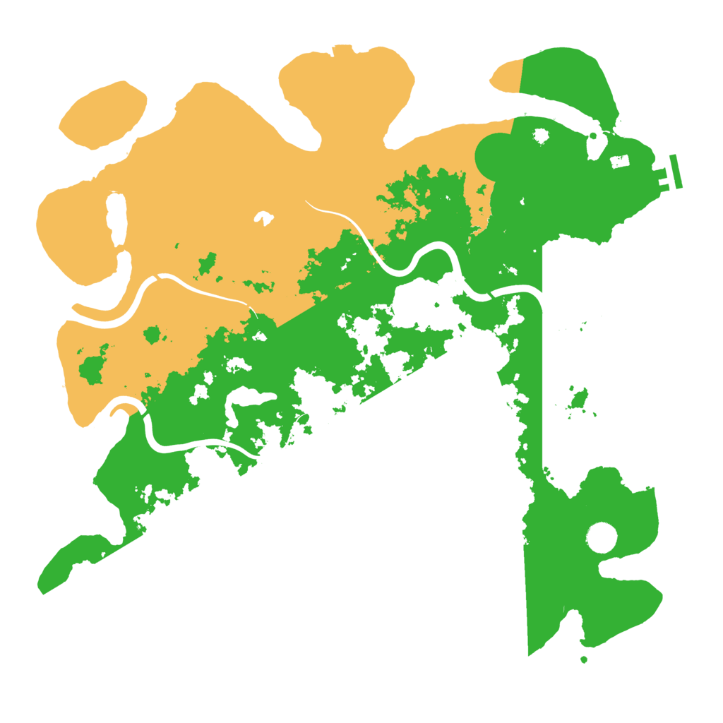 Biome Rust Map: Procedural Map, Size: 4250, Seed: 741407