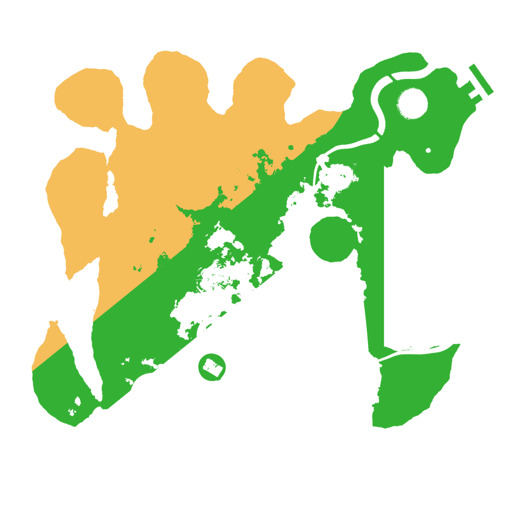 Biome Rust Map: Procedural Map, Size: 3000, Seed: 65546172