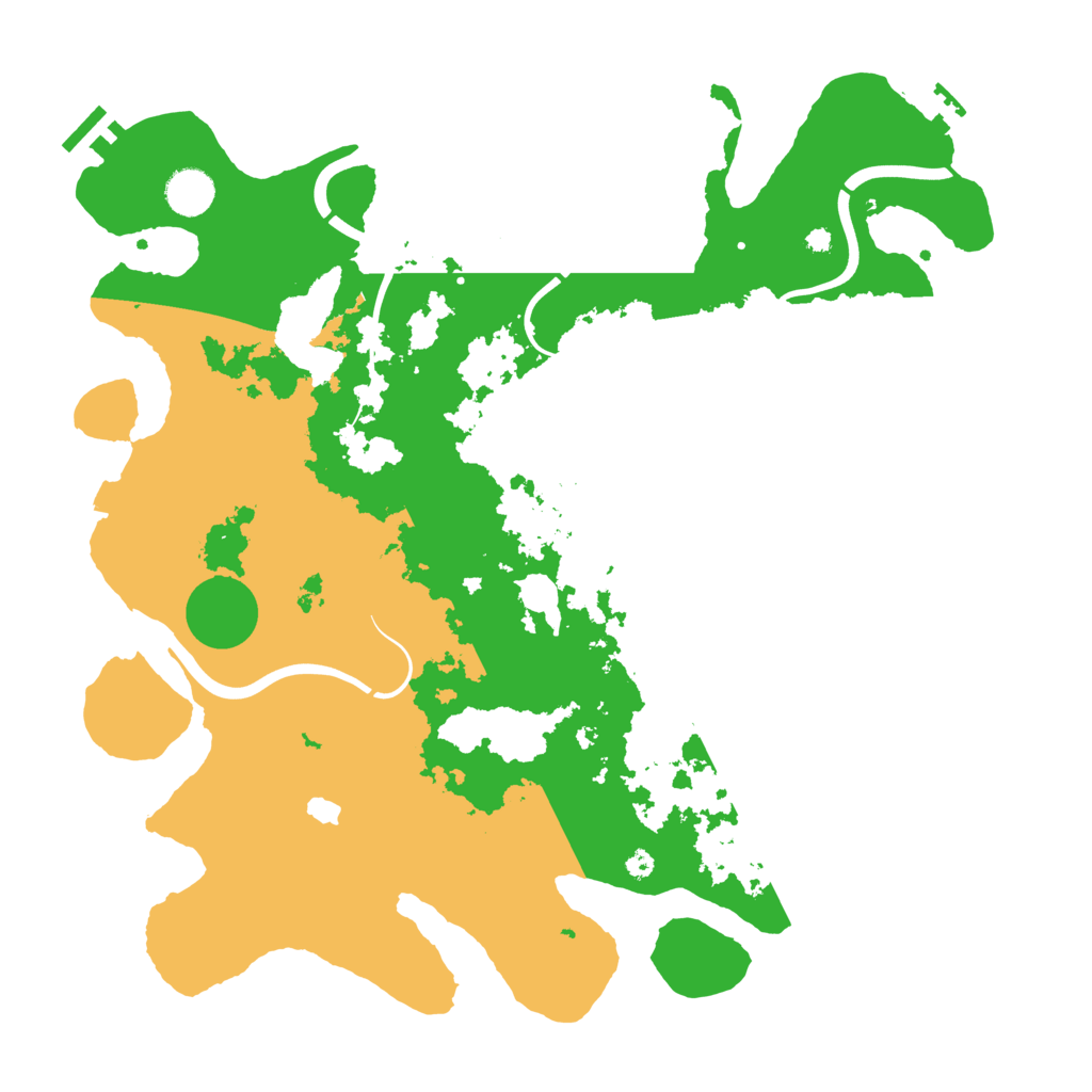 Biome Rust Map: Procedural Map, Size: 4000, Seed: 50270288