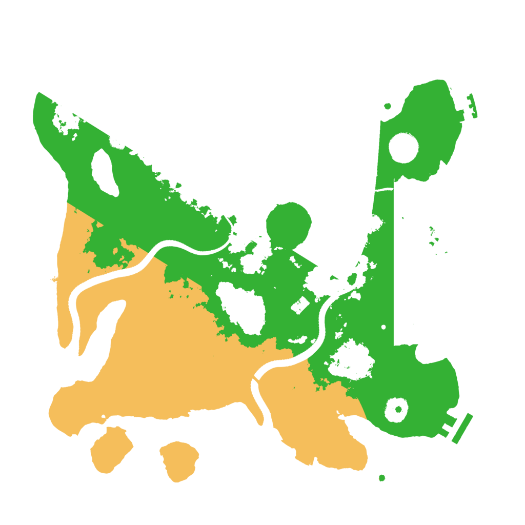 Biome Rust Map: Procedural Map, Size: 3250, Seed: 1159650948