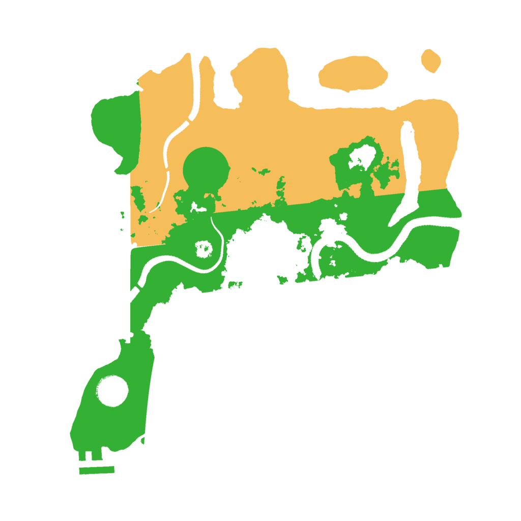 Biome Rust Map: Procedural Map, Size: 3000, Seed: 77837