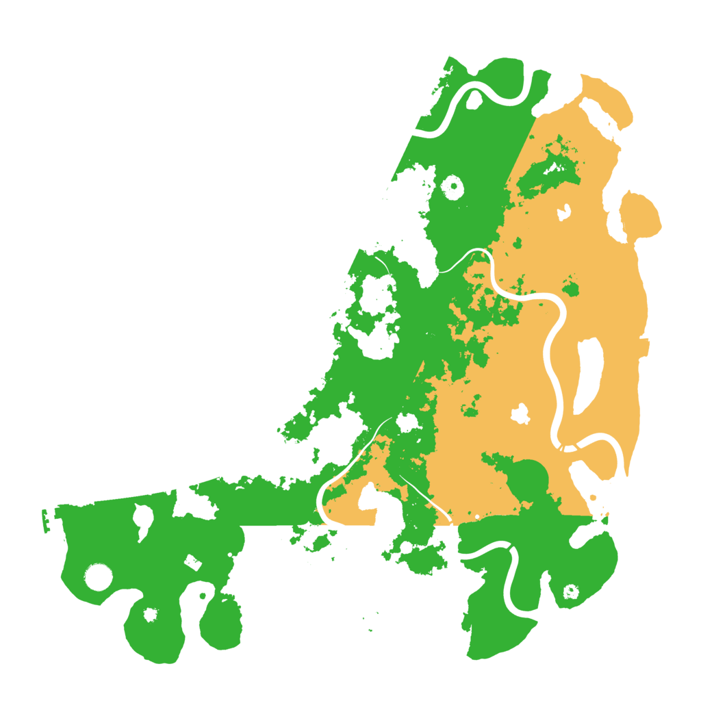 Biome Rust Map: Procedural Map, Size: 4500, Seed: 1369903465