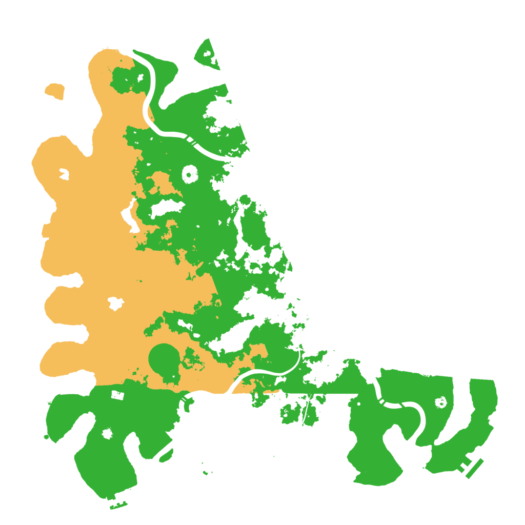 Biome Rust Map: Procedural Map, Size: 4500, Seed: 1604