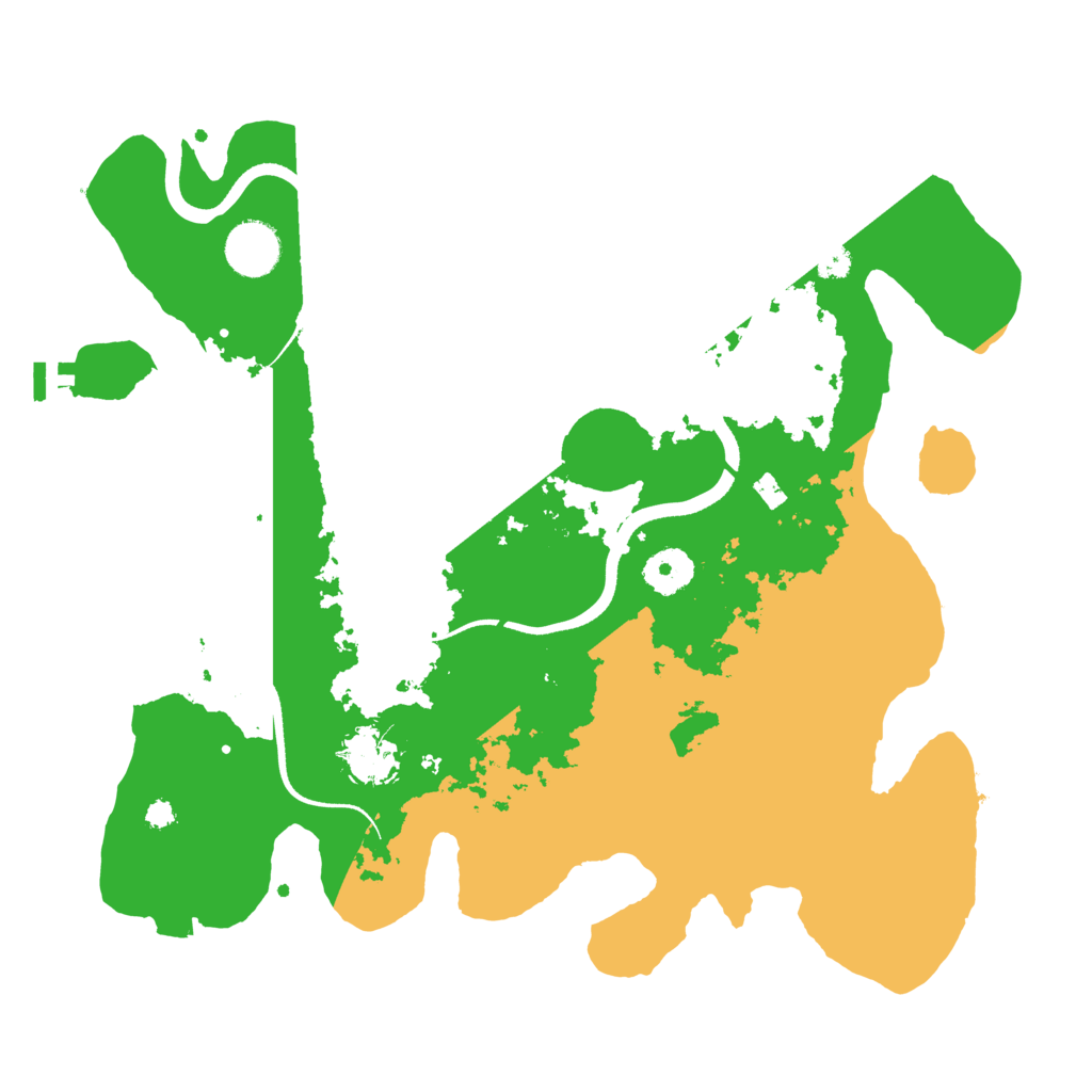 Biome Rust Map: Procedural Map, Size: 3500, Seed: 1045031700