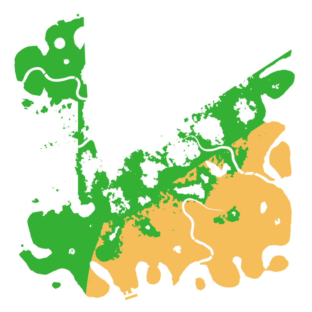 Biome Rust Map: Procedural Map, Size: 5000, Seed: 12380