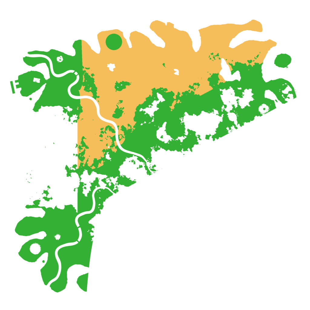 Biome Rust Map: Procedural Map, Size: 5000, Seed: 968394230